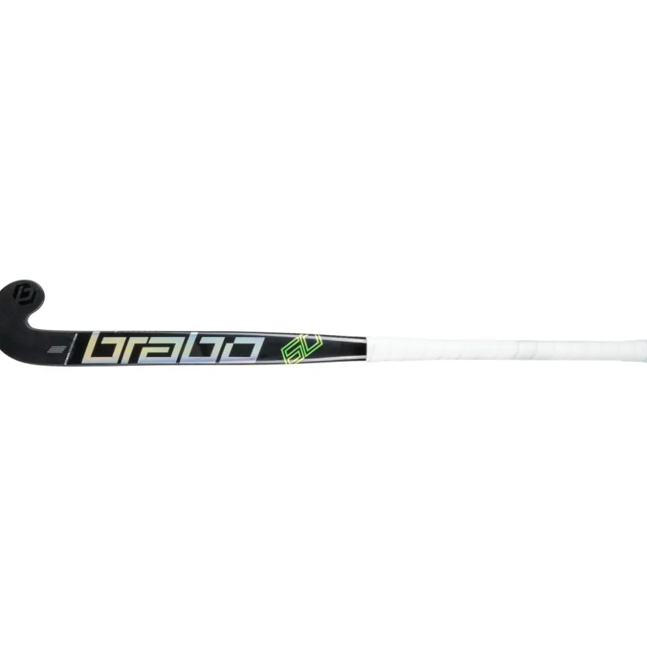 Online Brabo Traditional Carbon 60 Low Bow hockeystick black neongreen