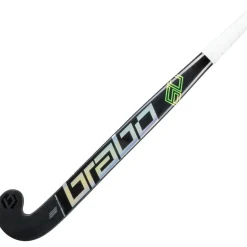 Online Brabo Traditional Carbon 60 Low Bow hockeystick black neongreen
