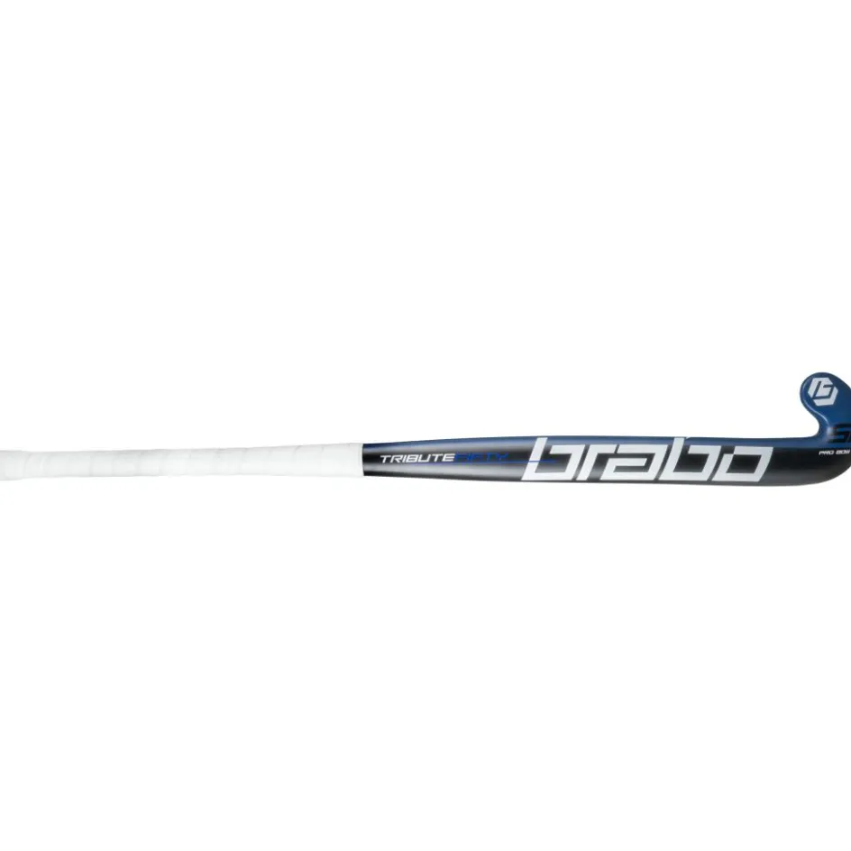 Hot Brabo Tribute 50 Pro Bow hockeystick black navy - 36,5 inch