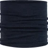 Buff Heavyweight Merino col solid indigo