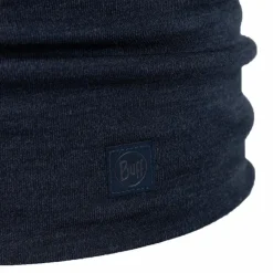 Buff Heavyweight Merino col solid indigo