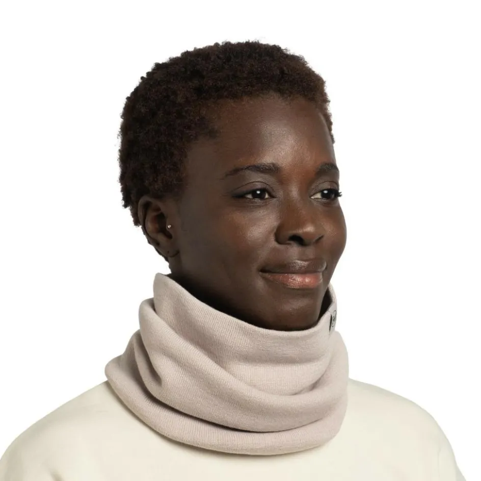 Buff Knitted col lilon birch gray