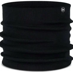 Buff Knitted col lilon black