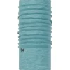 Hot Buff Lightweight Merino Wool Tubular col solid pool