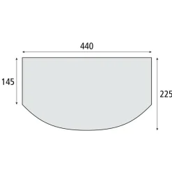 Sale Cabanon Luxe luifel 440 cm YKK rits