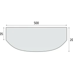 Clearance Cabanon Luxe luifel 500 cm YKK rits
