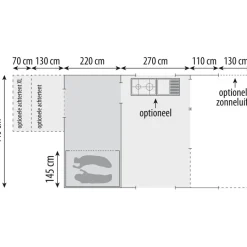 Outlet Cabanon Malawi 2.0 EPS Deluxe vouwwagen