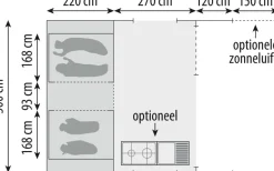 Cabanon Monaco EPS Deluxe vouwwagen