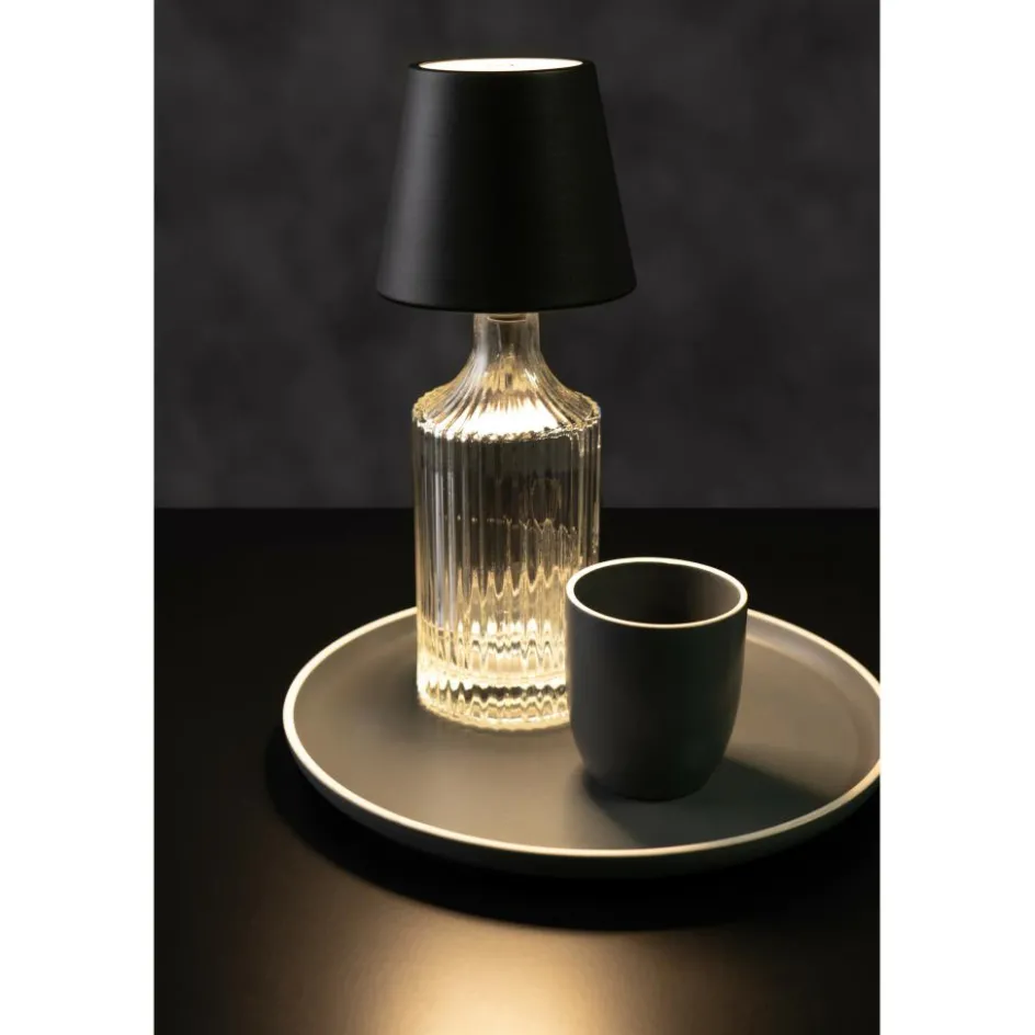 Discount Calex Flessenstop met verlichting black