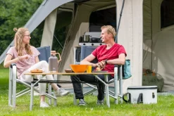 Outlet Campooz campingtafel met lectuurnet 120 x 72 cm