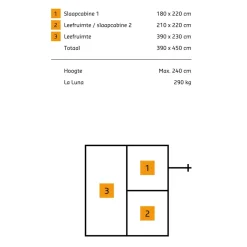 Hot Campooz La Luna vouwwagen