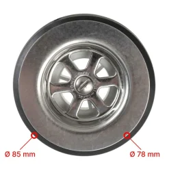 Can Afvoerplug met stop 1 1/4