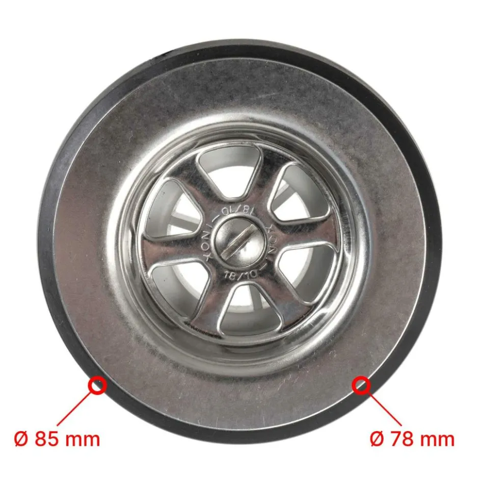 Can Afvoerplug met stop 1 1/4