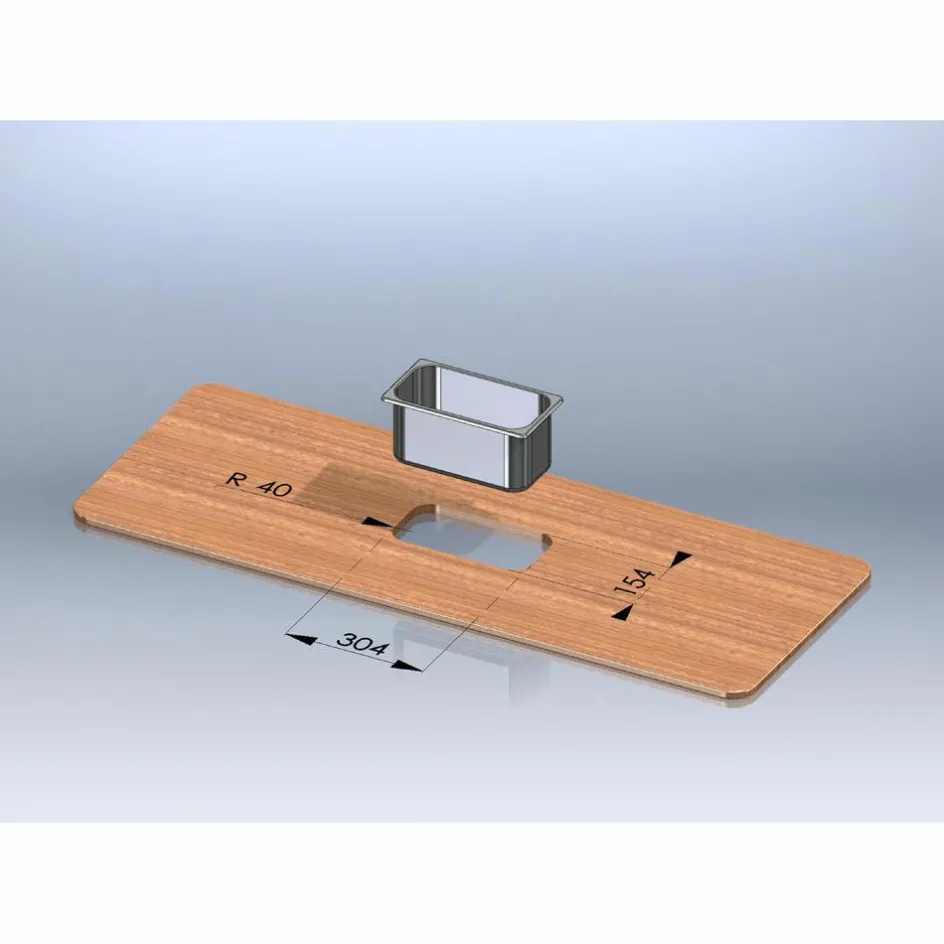 Can spoelbak 320 x 170 mm