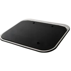 Carbest 2-pits kookplaat met glazen deksel