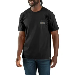 Carhartt Pocket Script shirt heren black