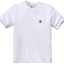 Carhartt Relaxed Fit Heavyweight K87 Pocket shirt heren white