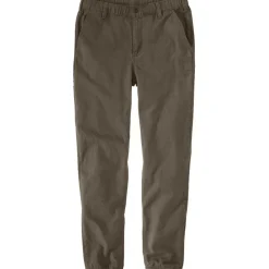 Clearance Carhartt Rigby Canvas joggingbroek heren tarmac