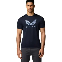 Best Castore Adapt Short Graphic shirt heren midnight navy sky blue