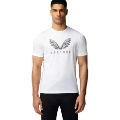 Online Castore Adapt Short Graphic shirt heren white
