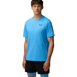 Clearance Castore Engineered Knit shirt heren cool blue black