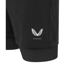 Castore Flow 2-in-1 short heren black white