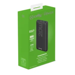 Online Celly PD20W 10.000 Mah powerbank zwart