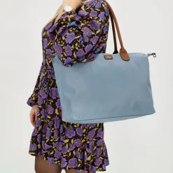 Charm London Buckingham 15,6 inch laptop schoudertas steelblue