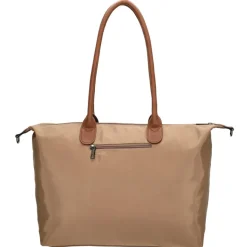 Outlet Charm London  Buckingham 15,6 inch laptop schoudertas taupe