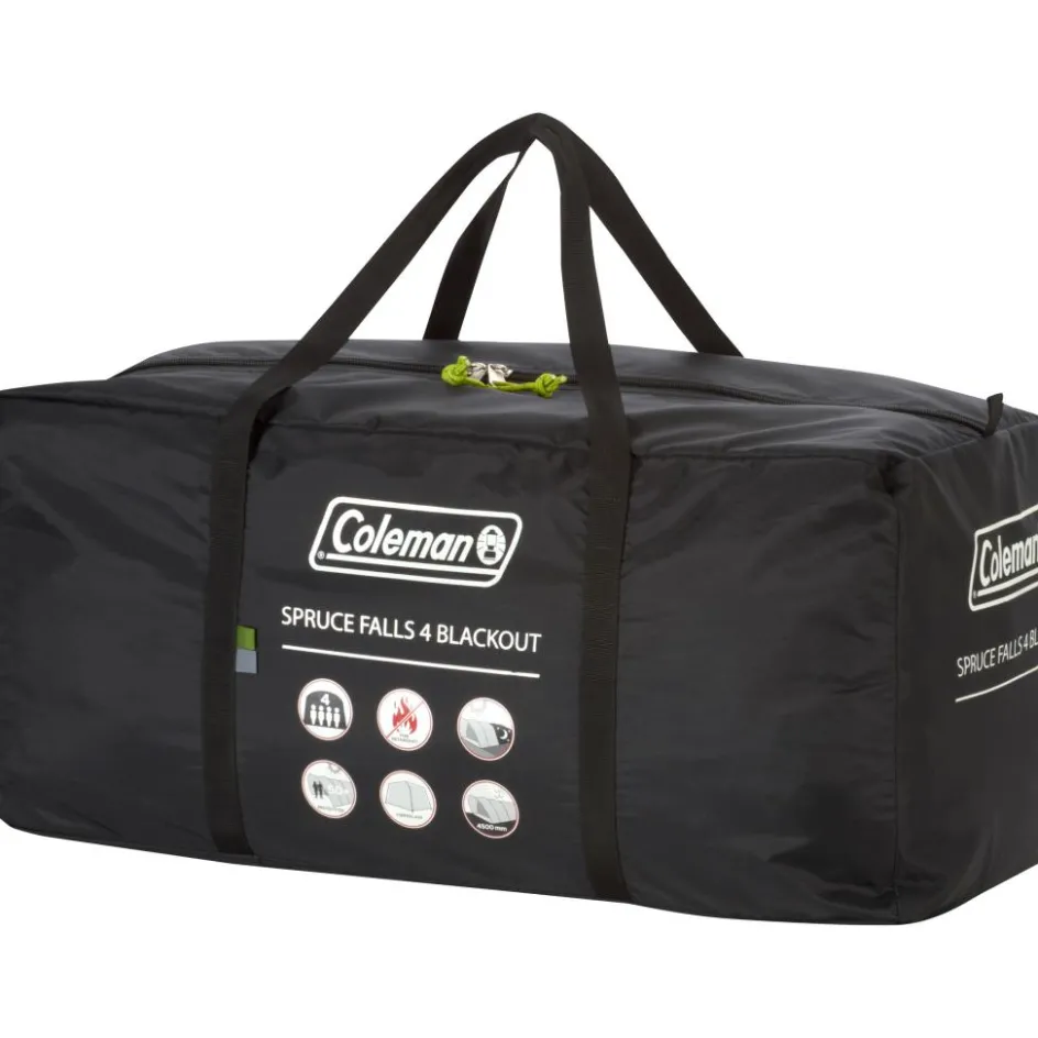 Coleman Spruce Falls 4 BlackOut vis-à-vis tent green