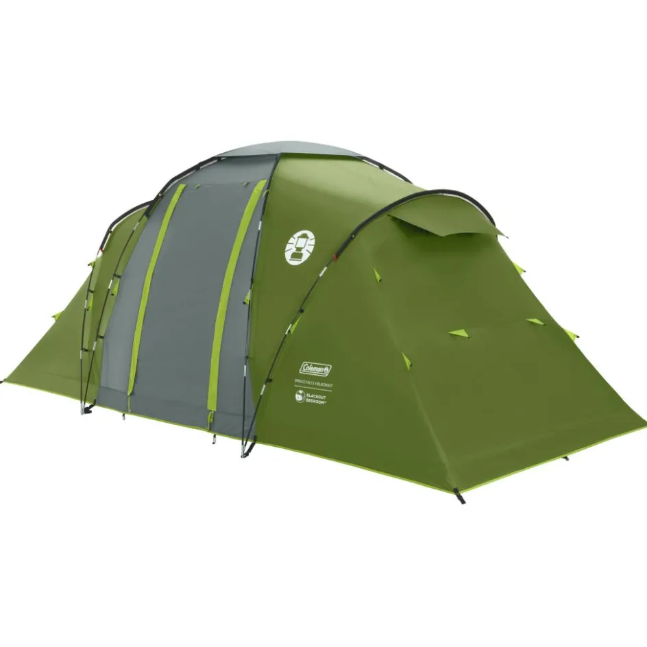 Coleman Spruce Falls 4 BlackOut vis-à-vis tent green