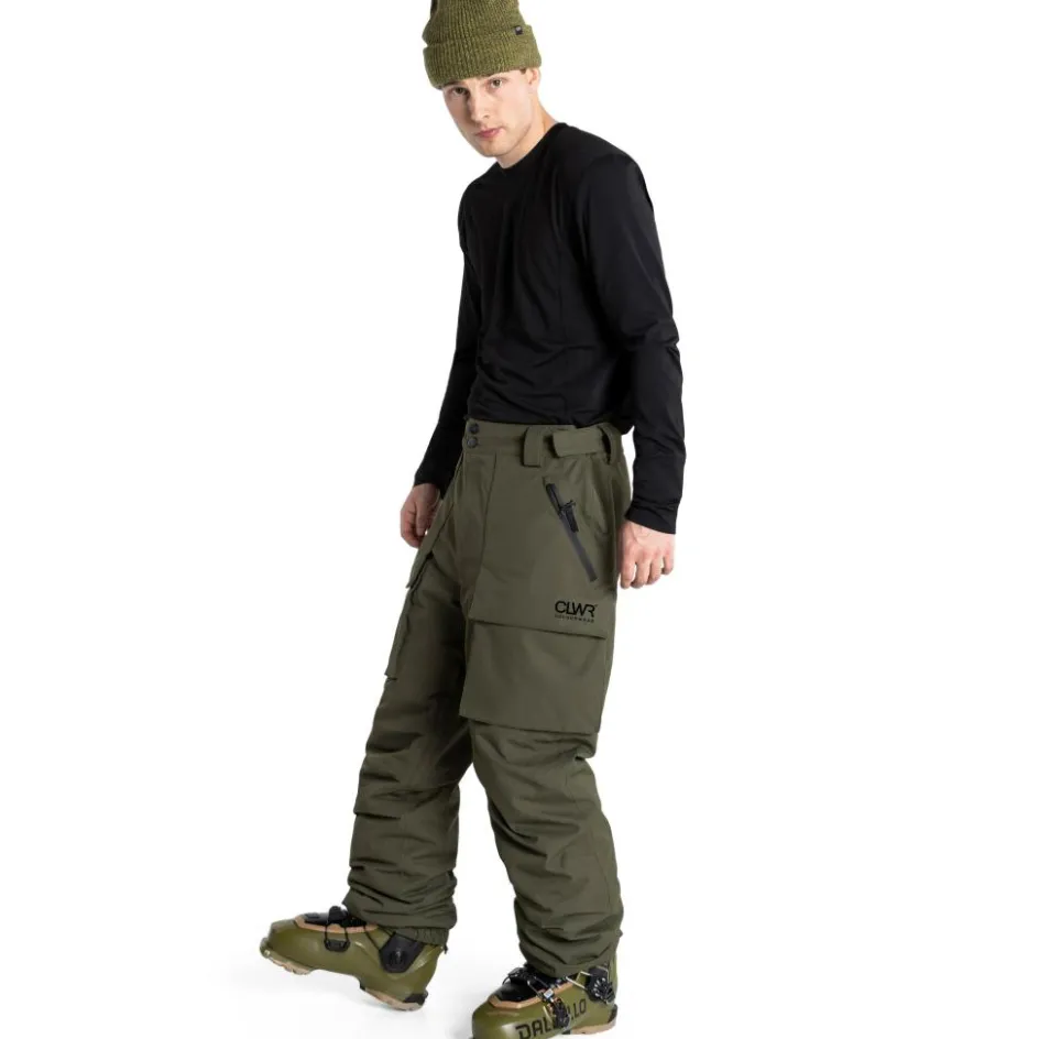 Outlet ColourWear Mountain Cargo skibroek dark olive