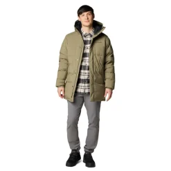 Columbia Aldercrest II Down parka outdoor jack heren stone green
