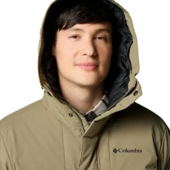 Columbia Aldercrest II Down parka outdoor jack heren stone green
