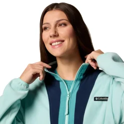 Columbia Back Bowl fleece vest dames spray collegiate navy