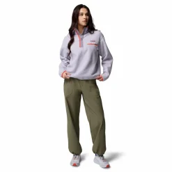 Columbia Helvetia II Cropped Half Snap sweater dames lavender pearl shale purple zing