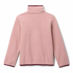 New Columbia Helvetia II Half Snap sweater junior eraser pink fig rich wine