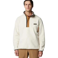 Clearance Columbia Helvetia II Half Snap fleece sweater heren chalk