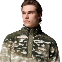 Hot Columbia Helvetia II Printed Half Snap sweater heren safari sisters