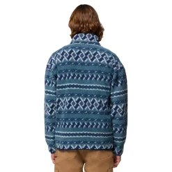 Columbia Helvetia II Printed Half Snap sweater heren everblue