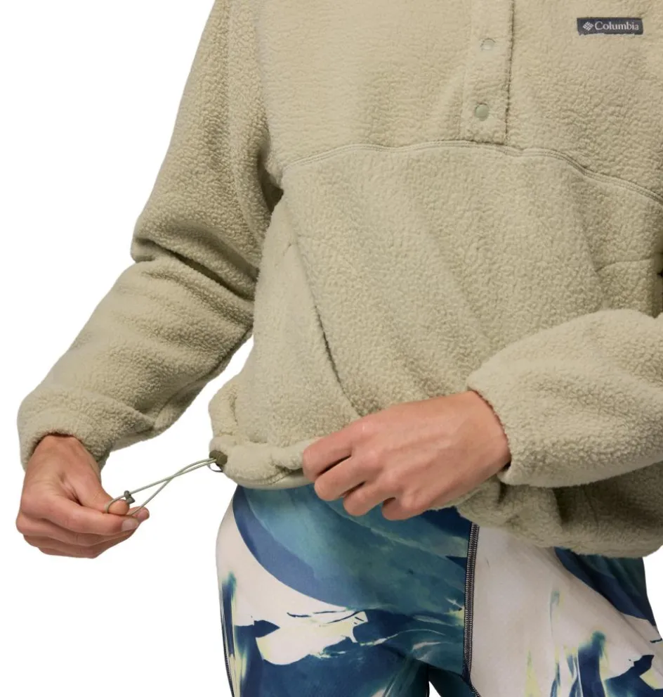 Columbia Jasper Ridge Pebble Half Snap sweater dames safari