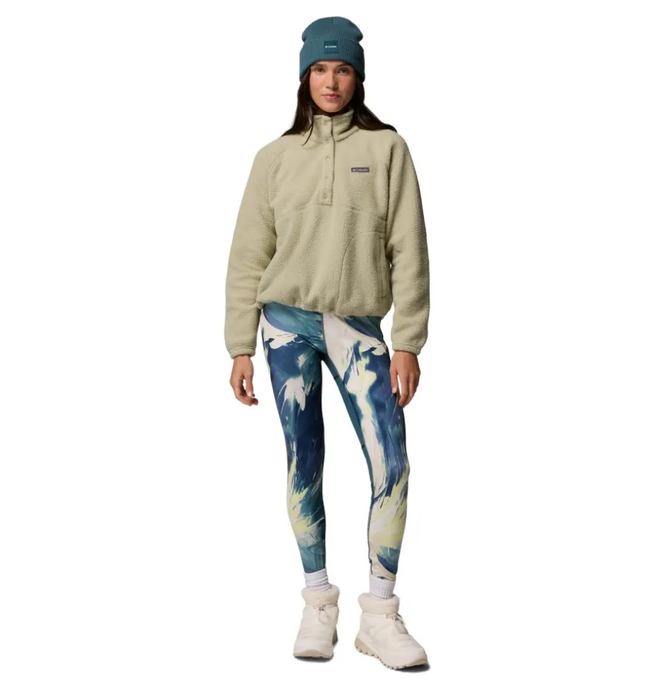 Columbia Jasper Ridge Pebble Half Snap sweater dames safari