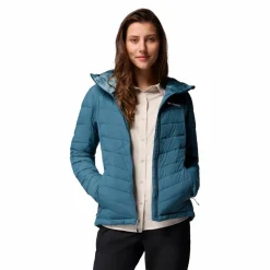 New Columbia Joy Peak II Hooded outdoor jack dames everblue