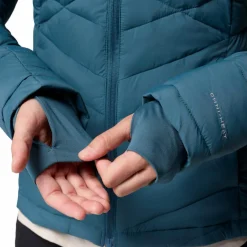 New Columbia Joy Peak II Hooded outdoor jack dames everblue