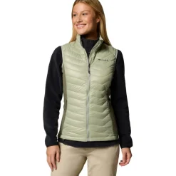 New Columbia Powder Pass II bodywarmer dames safari stone green