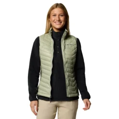 New Columbia Powder Pass II bodywarmer dames safari stone green