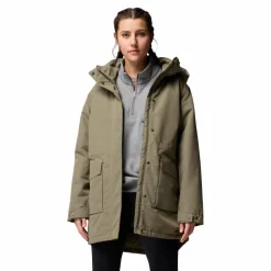 Columbia Pulaski parka outdoor jack dames stone green