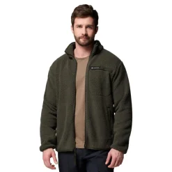 Clearance Columbia Rugged Ridge High Pile fleece vest heren greenscape