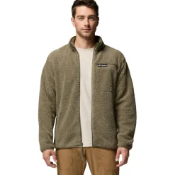 Columbia Rugged Ridge Sherpa fleece vest heren stone green