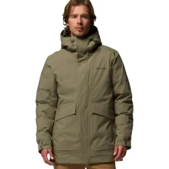 Online Columbia Street Heights parka outdoor jack heren stone green